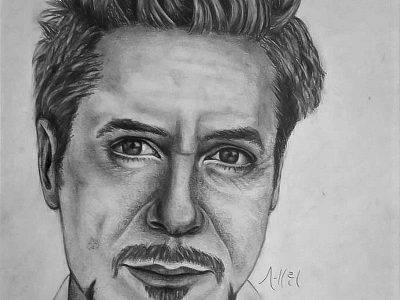 Robert Downey Jr. ( Iron Man) Drawing / Sketch abstractart art charcoal charcoaldrawing creative draw drawings graphic graphics illustration image life love myart paintings pencildrawing pictures portrait realism sketching