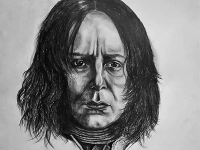 Severus Snape Drawing / Sketch abstractart art charcoal charcoaldrawing creative draw drawings graphic graphics illustration image life love myart paintings pencildrawing pictures portrait realism sketching