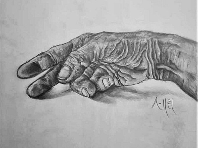 Worn Hand Drawing | Sketching | Karakalem