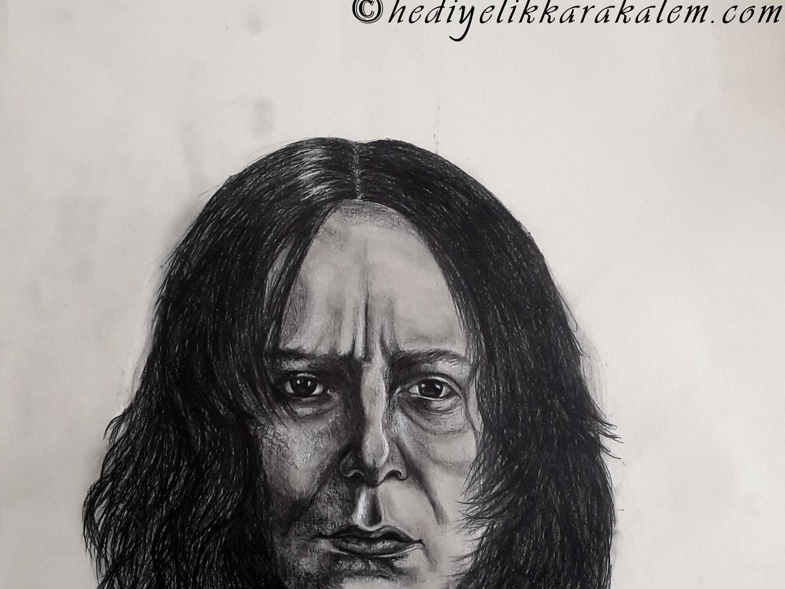 Severus Snape Drawing Sketching Karakalem By Hediyelik