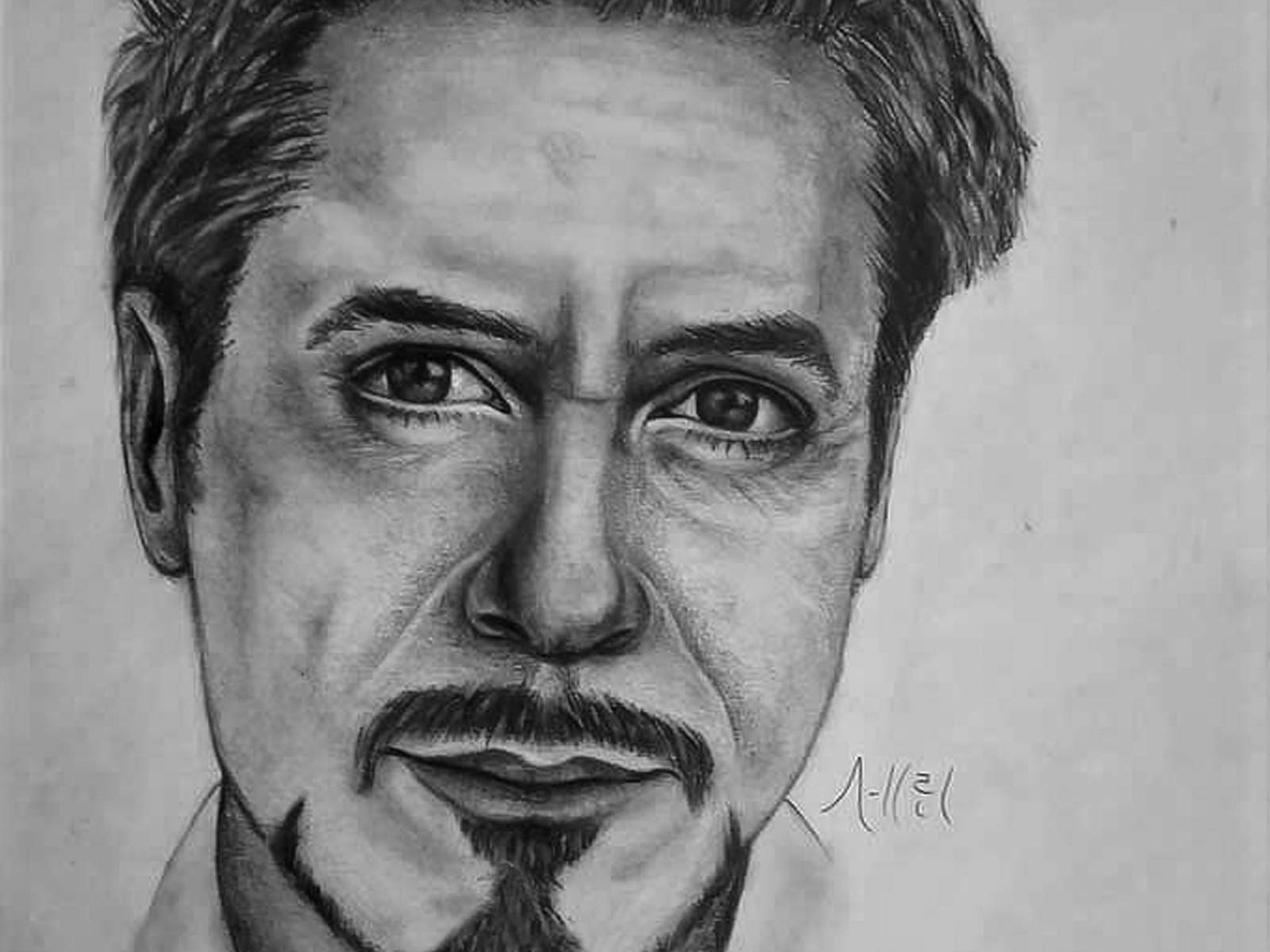 Drawing Robert Downey Jr. by MarvelUniverse26 | OurArtCorner