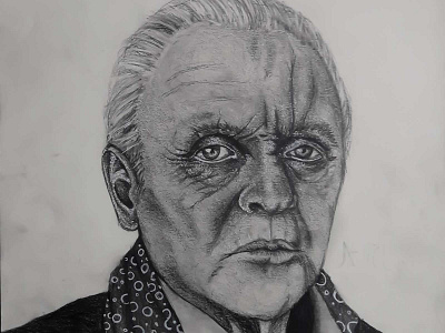 Anthony Hopkins Drawing | Sketching | Karakalem