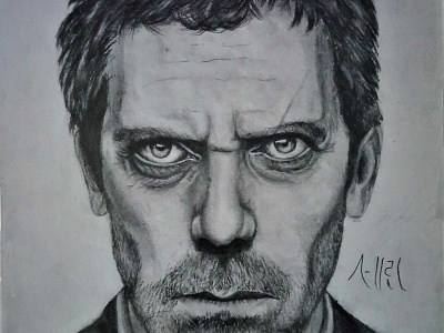 Dr. House Drawing | Sketching | Karakalem abstractart art charcoal charcoaldrawing creative draw drawings graphic graphics illustration image life love myart paintings pencildrawing pictures portrait realism sketching