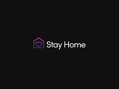 Stay Home Logo Design by Tyler Johnson on Dribbble