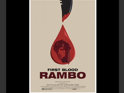 Rambo - inspiration Olly Moss