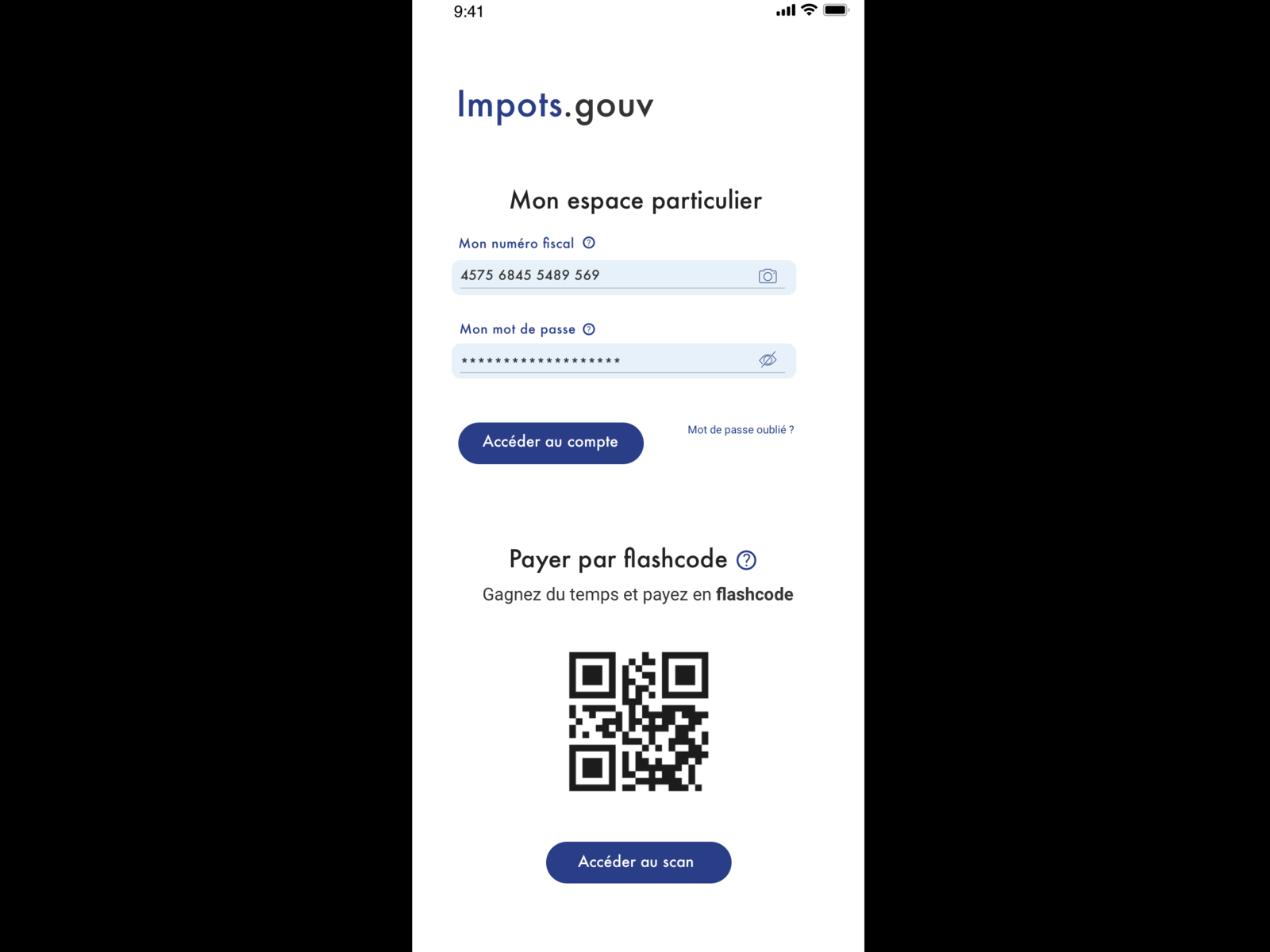 comment payer les impots par mobile money