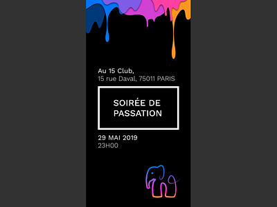 Annonce mobile soirée