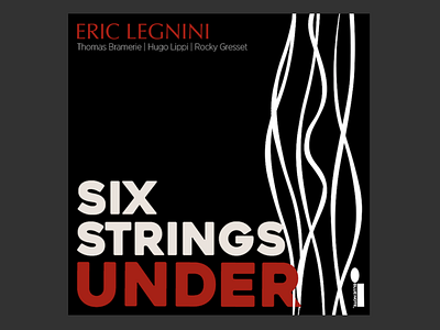 Album cover - Eric Legnini project album cover blue note design drawing guitar illustration illustrator jazz music music player piano rope