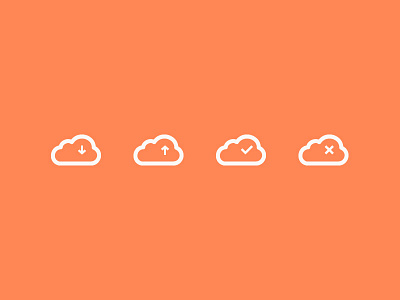 Clouds Icons accept cloud delete download icon pack upload