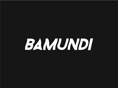 Logo Bamundi - Black background bamundi brand logo