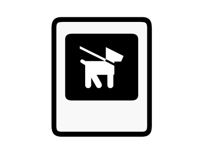 Pic Me Pets Logo black design dog flat minimal mobile pet simple ui web