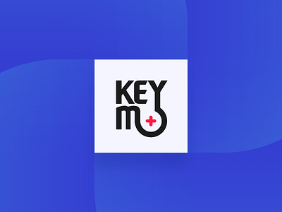KeyM Logo branding design logo logotype logotypedesign medical medical software symbol visual identity