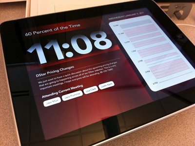 iPad Scheduling App