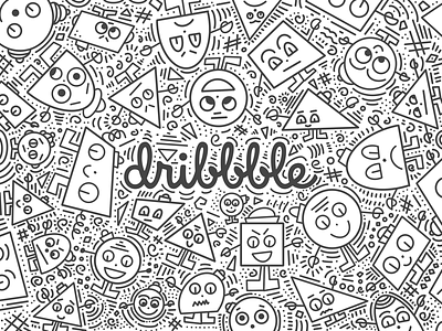 Mr. Doodle Dribbble character cute doodle doodles illustration ipad pro procreate shapes