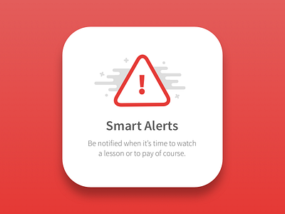Smart Alert alert icon illustration source sans pro stop ui