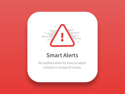 Smart Alert alert icon illustration source sans pro stop ui