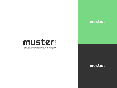 Muster Branding branding design logo typography