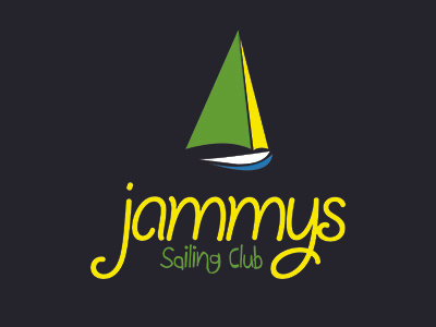 Jammys boats design jamaica logo sailing sea