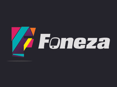 Foneza cell color foneza jamaica logo mobile phone