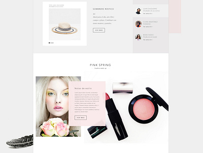 Fashion ecommerce design design ecommerce design fashion fashion brand make up web design