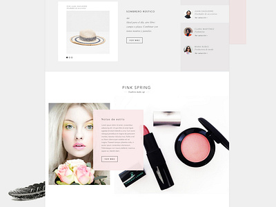 Fashion ecommerce design