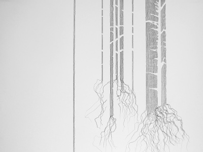 Krusifix : Skog Kanskje drawing handmade nature norway roots simple trees