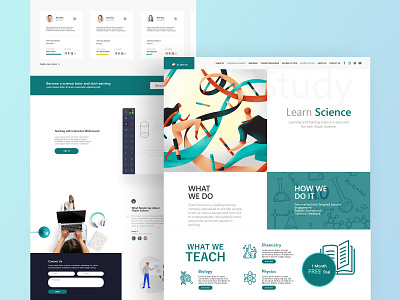 iTeach Science Web Design