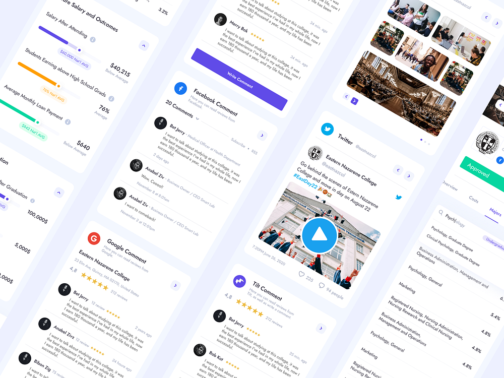 Tilt Education Platform - Mobile by Viacheslav Ksendziuk for Glow on ...