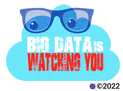 Big "D" big d big data illustration shunte88 vector watching you