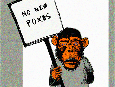 No ... New ... Poxes ! monkey pox no new poxes shunte88 vector