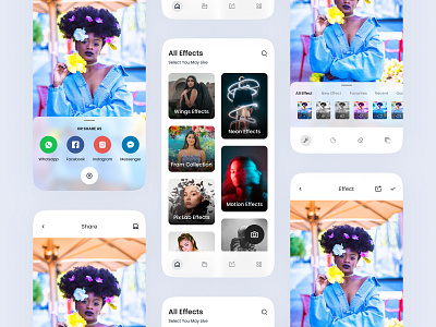 Photo Editor "Edit Your Photo with us" app design ui ux