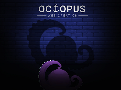 Octopus Web Creation animation art brand branding design icon icons illustration illustrator ios logo typography ui ux web website