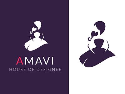 DESIGN LOGO COLLECTION FOR AMAVI HOUSE OF DESIGNER branding design flat icon illustration illustrator logo typography