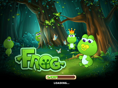 FROG FAMILY CHARACTER DESIGN