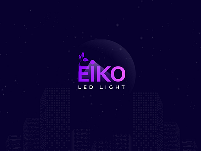 Logo Design - EIKO LED LIGHT 💡 app bestlogo brand branding design icon illustration logo logodesign type ui web website