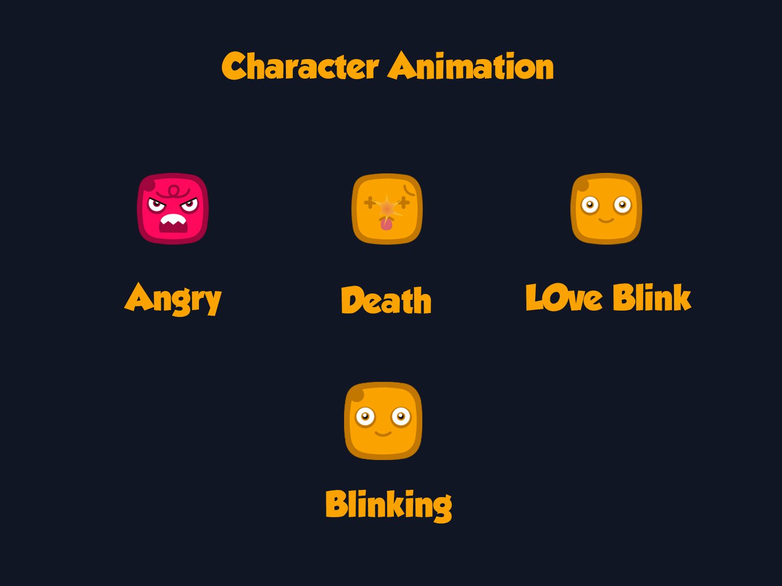 Angry Square Rush Shot 2 animation app branding design icon illustration illustrator logo typography ui ux vector