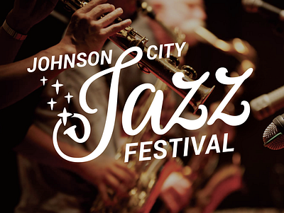 Johnson City Jazz Festival dancing festival illustrator jazz johnson city logo logodesign music