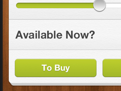 Available Now? app button green housing interface iphone real estate settings slider ui user user interface wood