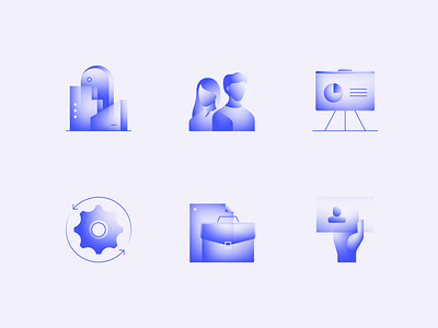 Alpha Icons Dark Version / Business Related abstract brand branding business clean concept design effect glass gradient icon icon set icons illustration logo morphism people transparent ui vector