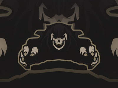 Skull logo design illustration logo