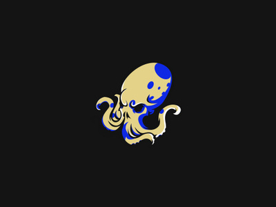 Octopus design illustration logo