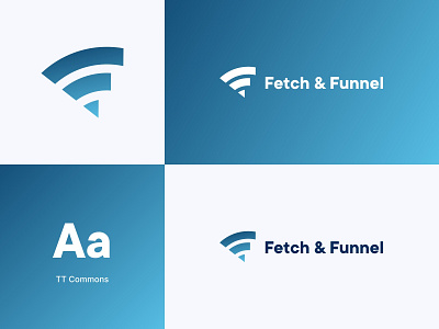 Fetch & Funnel Logo Concept branding design logo