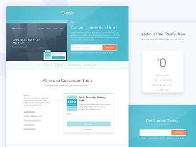 Lead Flows Landing Page