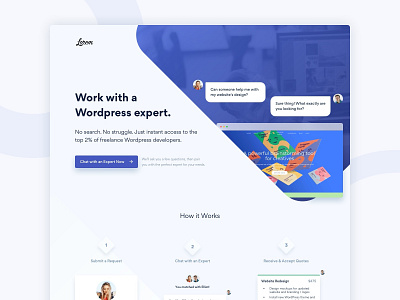 Hire a Freelancer | Landing Page Concept