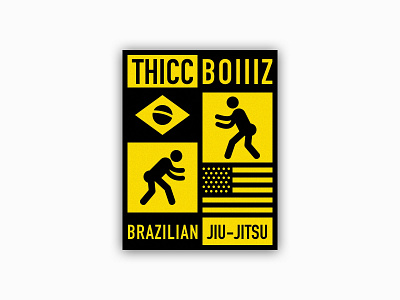 Thicc Boiiiz Brazilian Jiu Jitsu Patch