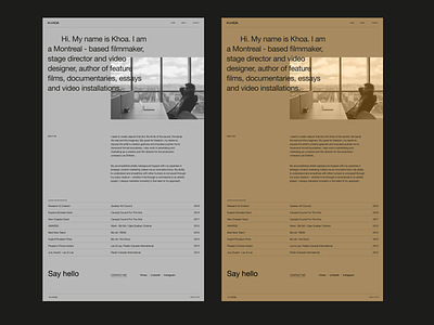 Concept shot about typography ui web