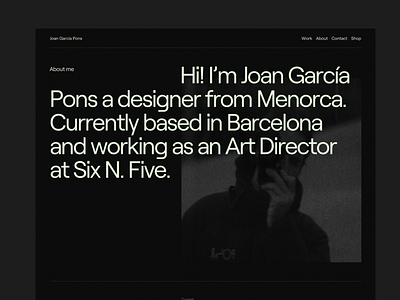 Joan García Pons - Personal Website
