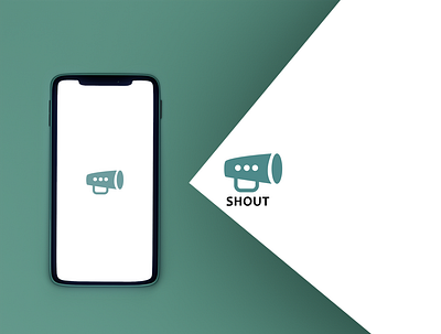Messaging App - Shout dailylogchallenge logo messaging app