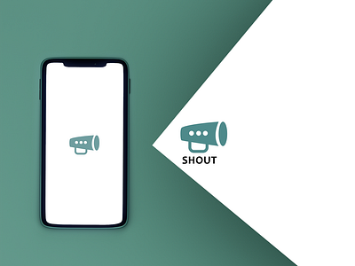 Messaging App - Shout dailylogchallenge logo messaging app