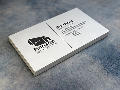 Pinnacle Architecture - Architecture Logo architecture logo business card design logo